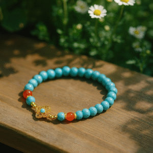 Turquoise Four Blessings Bracelet for Water Harmony