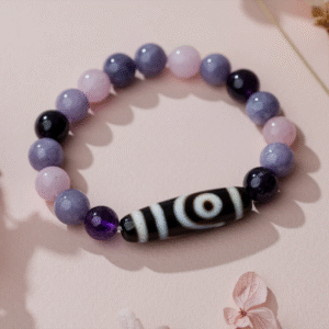 Tibetan 2-Eye Dzi - The Glamour (Luck/Relationship)