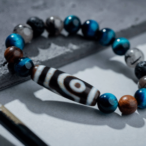 Tibetan 2-Eye Dzi - The Wave (Luck/Relationship)