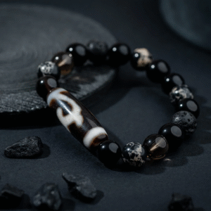 Tibetan 3-Eye Dzi - The Vortex (Business/Wealth)