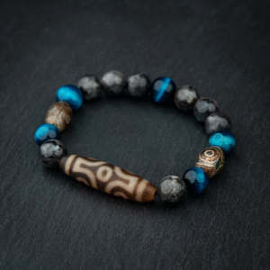 Tibetan 6-Eye Dzi - The Lush Aura (BusinessWealth)