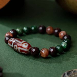 Tibetan 9-Eye Dzi - The Attractor (Wisdom/Career)