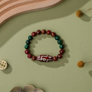 Tibetan 9-Eye Dzi - The Regent (Wisdom/Career)